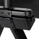 Schwarzer, klappbarer Schminkstuhl aus Aluminium – Bild 6