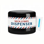 Friseur-Papierkragenbox - schwarz