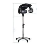 Standfriseur-Infraschalltrockner Gabbiano Y-707 schwarz – Bild 6