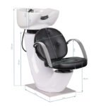 Gabbiano Asti Friseurwaschstation schwarz – Bild 8