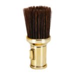 Nackenbürste für Barbiere mit Talkumpuderspender