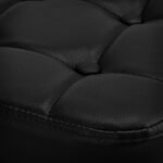 Kosmetikhocker M-1645 gold schwarz – Bild 3