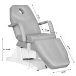 Sillon Soft elektrischer Kosmetikstuhl, 1 Motor, grau – Bild 7
