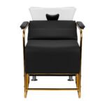 Gabbiano Mayka Friseurwaschstation schwarz und gold – Bild 3