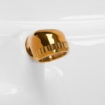 Gabbiano Mayka Friseurwaschstation schwarz und gold – Bild 13
