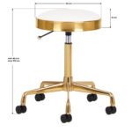 H7 goldweißer Kosmetikhocker – Bild 3