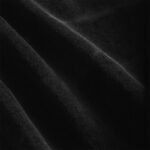 Schwarzes Samt-Spannbettlaken – Bild 2