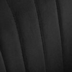 4Rico Barhocker QS-B16g, Samt, schwarz – Bild 5