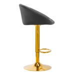 4Rico Barhocker QS-B16G Samtgrau – Bild 2