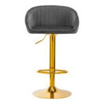 4Rico Barhocker QS-B16G Samtgrau – Bild 3