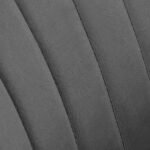 4Rico Barhocker QS-B16G Samtgrau – Bild 5