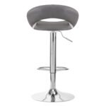 4Rico Barhocker QS-B10 Öko-Leder grau – Bild 4