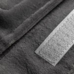 Graues Kosmetikstirnband aus Samt – Bild 2