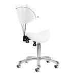 Kosmetikhocker 1004 Giovanni weiß – Bild 10