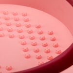 Rosa faltbare Pediküreschale – Bild 5