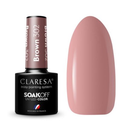 CLARESA Hybrid-Nagellack BRAUN 304 - 5 g