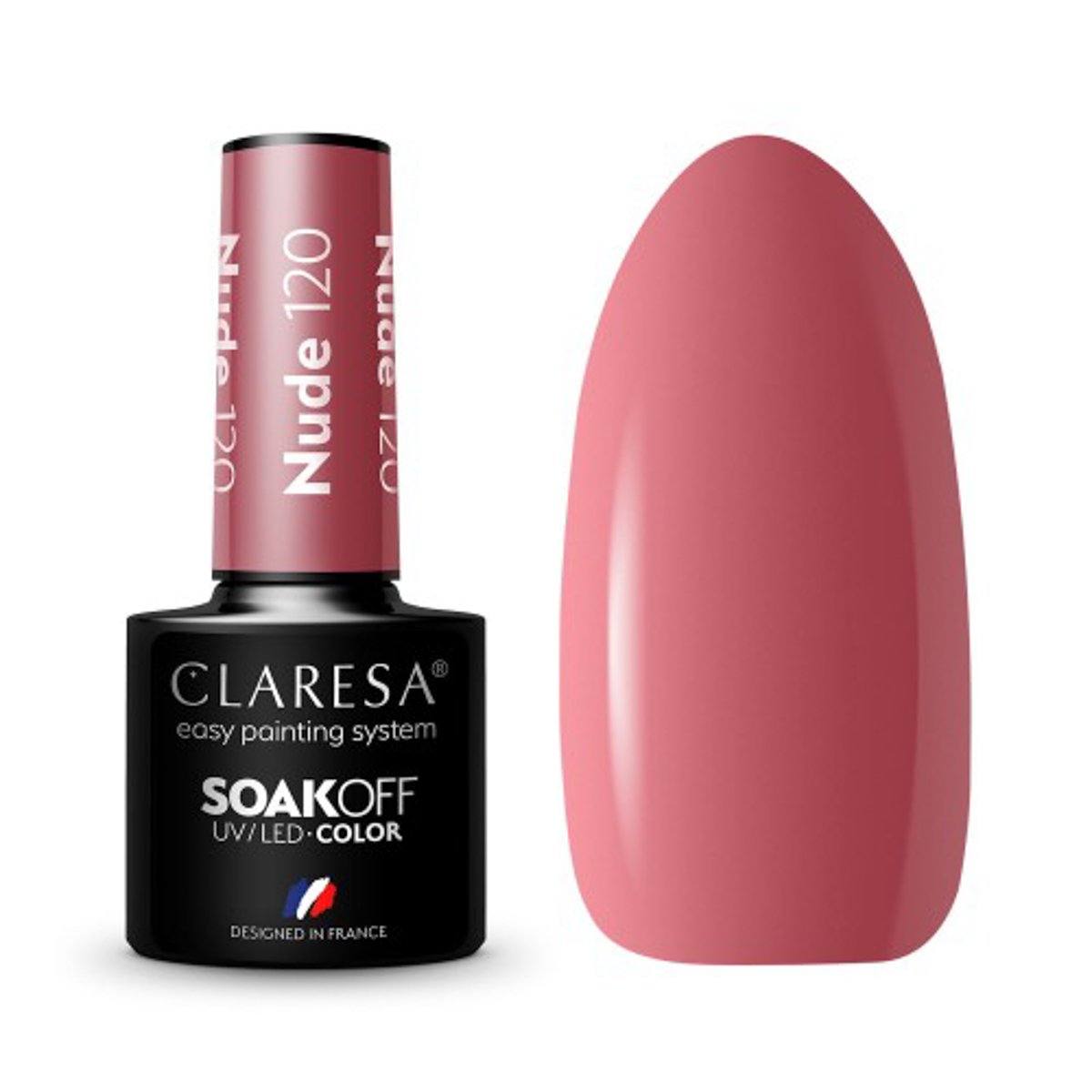 143324_1_2001 CLARESA Hybrid-Nagellack NUDE 120 -5 g – Bild 1