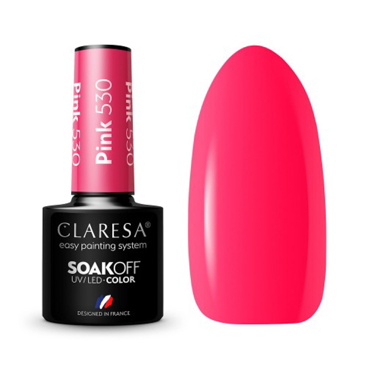 143344_1_2001 CLARESA Hybrid-Nagellack PINK 530 - 5 g – Bild 1
