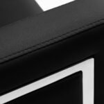 Gabbiano Bergamo schwarzer Friseurstuhl – Bild 5