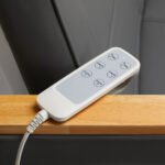 Sillon Lux 273b elektrischer Kosmetikstuhl, 3 Motoren, grau – Bild 15