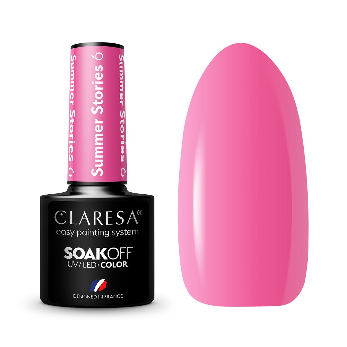 144703_01_1506 CLARESA Hybrid-Nagellack SUMMER STORIES 6,5 g – Bild 1