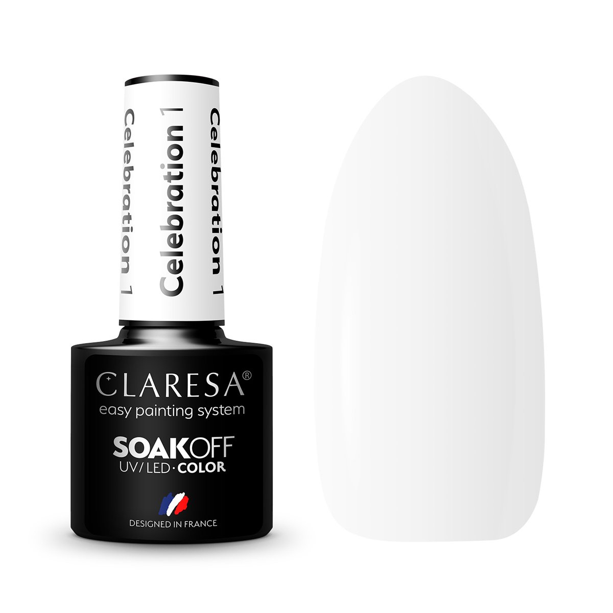 144729_01_0407 CLARESA Hybrid-Nagellack CELEBRATION 1 -5 g – Bild 1