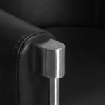 Gabbiano Burgos schwarzer Friseurstuhl – Bild 5