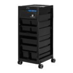 Gabbiano 68UV Friseurassistent mit UV-Sterilisator, Schwarz – Bild 3