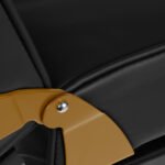 Kosmetikstuhl 557G mit Tabletts gold schwarz – Bild 12