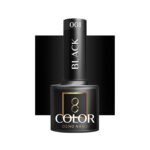 OCHO NAILS Hybrid-Nagellack schwarz 002 -5 g