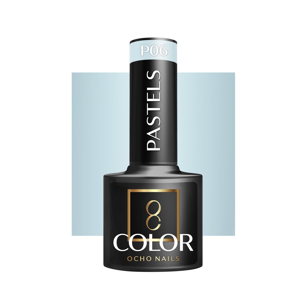 Blank nail polish bottle for mockup design and branding presenta OCHO NAILS Hybrid-Nagellack Pastellfarben P06 -5 g – Bild 1