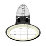 Q96 schwarzer Wandhaartrocknerhalter – Bild 4