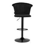 4Rico Barhocker QS-B801, Samt, schwarz – Bild 3