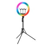 GLOW Ringlampe 18" RGB mit Ständer, 45 W – Bild 2