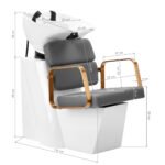 Gabbiano Porto Friseursalon Waschplatz grau und gold – Bild 12