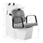 Gabbiano Porto Friseursalon Waschstation schwarz und grau – Bild 12