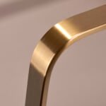 Gabbiano Porto beige und goldfarbene Friseurwaschstation – Bild 6