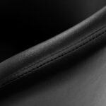 Gabbiano Marbella Friseurstuhl, schwarz, mit goldenem Gestell – Bild 5