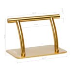 Gabbiano L005S goldener Friseurhocker – Bild 5