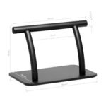 Gabbiano L005S schwarzer Friseurhocker – Bild 5