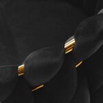 4Rico Stuhl QS-GW06G Samt schwarz – Bild 8