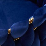 4Rico QS-GW06G Samtstuhl in Marineblau – Bild 8