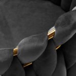 4Rico Stuhl QS-GW06G Samtgrau – Bild 8