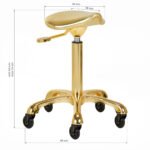 Gabbiano Fine Gold Roll Speed ​​Friseurstuhl – Bild 8