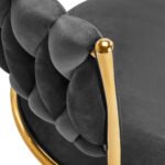 4Rico QS-GW01G Drehsessel, Samtgrau – Bild 5