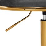 4Rico QS-GW01G Drehsessel, Samtgrau – Bild 8