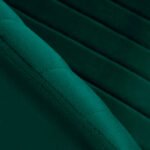 4Rico QS-OF212G Samtgrüner Drehstuhl – Bild 6