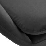 4Rico QS-MF18G Drehstuhl, Samtgrau – Bild 5