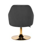 4Rico Drehsessel QS-BL14G Samtgrau – Bild 4