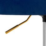 4Rico QS-OF213G Drehsessel, marineblauer Samt – Bild 7